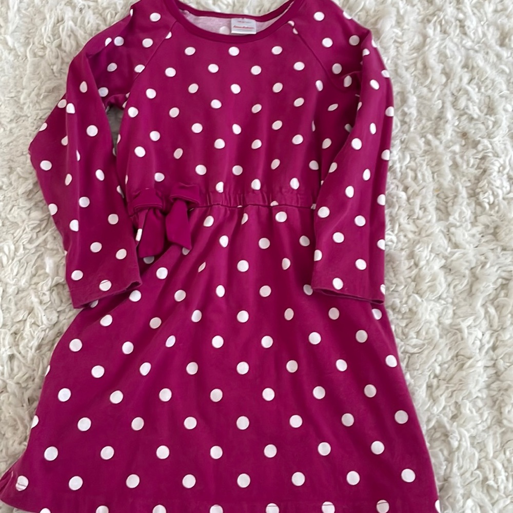 Hanna Andersson polka dot dress 110/5